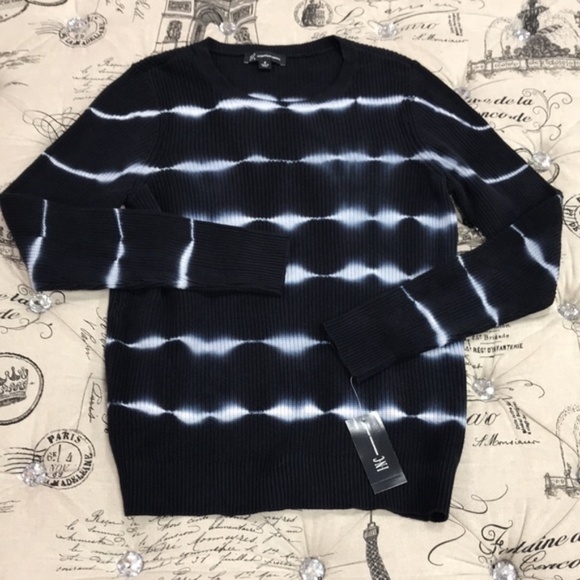 INC International Concepts Cotton Tie-Dye Sweater - Picture 2 of 6